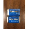 TENS CELL 9 Volt Battery - Super Heavy Duty (pack of 2) FREE SHIPPING