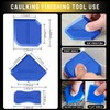 Tijeyi Silicone Caulking Tools Kit Stainless Steel Grout Removal Tool,4