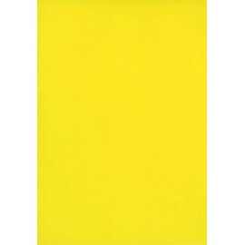DJP A4 80 GSM Intensive Bright Colours Printing Office Copier Paper - (Pack of 50 Sheets) (Intensive Yellow)