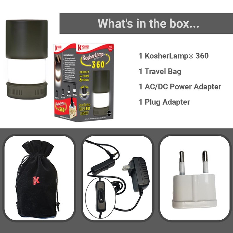 KosherLamp™ 360 BLACK