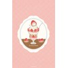 Furukawa Paperwork XH40 Notebook, B6 Shape, Inner Bound Notebook, Strawberry