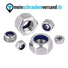 Sicherungsmuttern M16 10 Stück DIN 985 Edelstahlmuttern Stoppmuttern Klemmmuttern selbstsichernde
