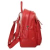 Samantha Look Women's Genuine Leather Backpack | | 019574, red