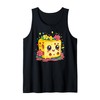 Cheese Block With Flowers Tank Top