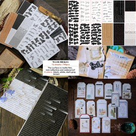 Words Quote Stickers for Scrapbooking Inspirational Phrase Positive Encouraging Small Talk Sentence Gratitude Affirmation Journaling Stuff Junk Journal Embellishments (1, PVC)