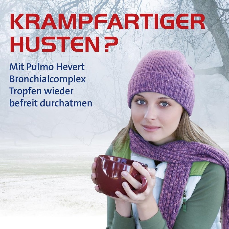 Pulmo Hevert Bronchial Complex for Respiratory Inflammation with Cough 100