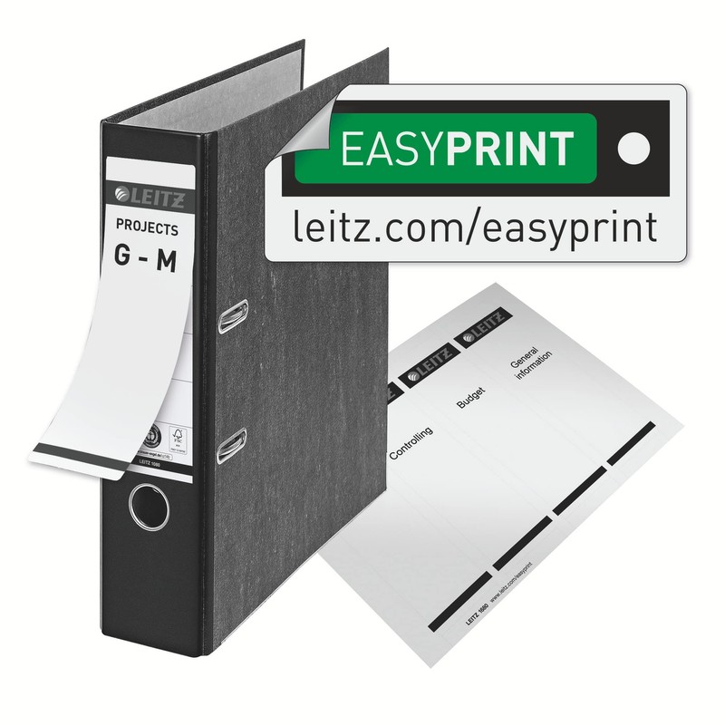 Leitz 180° Lever Arch File, Classic Marbled, CO2 neutral, 100%