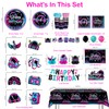 208PCS wellspar Karaoke Music Party Decorations Tableware Set, 25 Guests