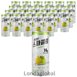 Calobye Protein Sparkling Sugar-Free Lemon Lime 240ml 24pcs / 칼로바이 프로틴 스파클링 무설탕 레몬라임 240ml24개