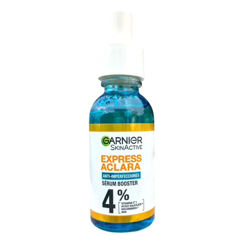 Garnier SkinActive sérum booster 30 ml, anti-imperfecciones y aclarante piel