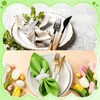 Peacoblue 8PCS Easter Rabbit Napkin Rings, Bunny Table Decor for