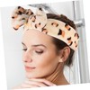 Healeved 4pcs Coral Fleece Elastic Headbands for Women Soft Stretchy