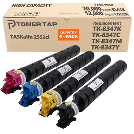 TK-8347 TK8347 Toner for Kyocera TASKalfa 2552ci Replacement Cartridge for TK-8347/TK8347 KCMY (4-Pack)