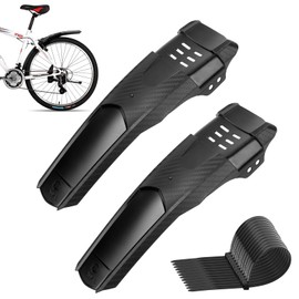 Wvu & Wvo 2 Pieces Mudguards Mountain Bike Bicycle Mudguard Quick Disassembly MTB Mudguard Rear Road Bike Mudguard for Mountain Bike Road Bike Mudguards Mountain Bike Set