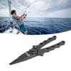 Fishing Pliers Aluminium Alloy Multifunctional Split Ring Pliers Self Locking