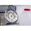 MasterClass Fridge Thermometer, Large Freezer Thermometer, Stainless Steel, 10 cm,