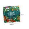 ORFOFE Vinyl PVC Table Cover Oilproof Waterproof Tablecloth for Christmas