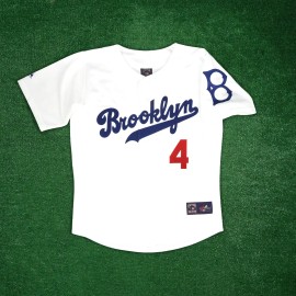 Majestic Duke Snider Brooklyn Dodgers Men's Home White Cooperstown Jersey w/ Patch - XL