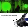 GaiGaiMall Green LED Headlamp Waterproof Head Torch Light with Zoomable