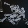 4 x V4, 5mm thickness, Reinforced, Strong, Angled L Brackets,