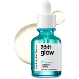 GANGNAM GLOW Sérum De Niacinamida B3 Sérum Coreano Minimizador De Poros Con Glutatión Para El Rostro Vitamina B3 Y Multipéptidos Para El Rostro Sérum Facial Iluminador Para Manchas Oscuras Cui