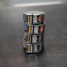 Rollercam 1.0" Cam Buckle Tie Down Straps - Signature Roller Technology - Ideal for Overlanding, Rafting, and Outdoors - Secure Straps for Gear and Cargo - 4 Pack (Straight End, 6 Foot)