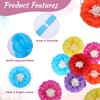 18 Pcs Mexican Paper Flowers Colorful, Tissue Paper Flowers Decorations