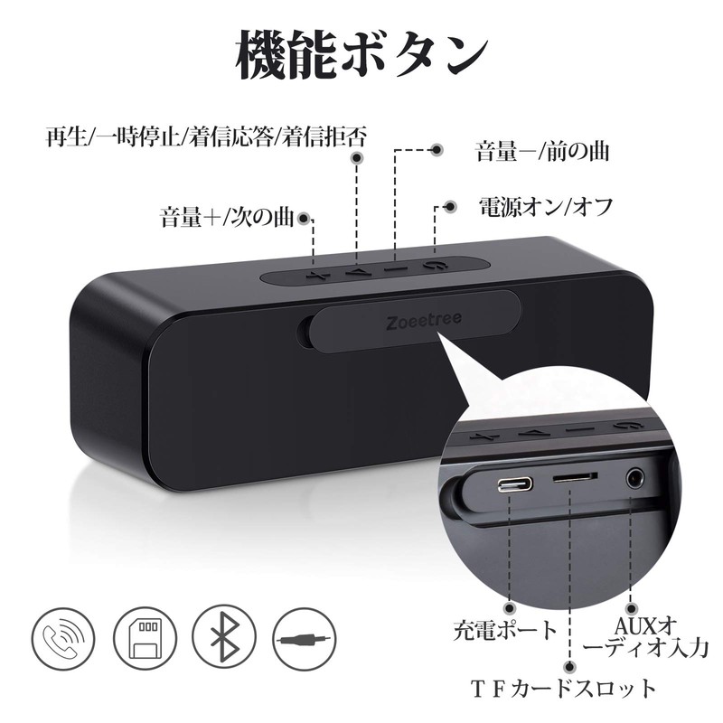 Bluetooth Speaker, IPX7 Waterproof, Bath, Wireless Speaker, Stereo, Portable Speaker,