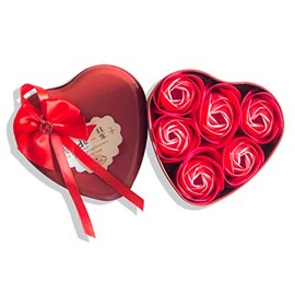 Sevenriver Handmade Korean Rose Flower Soap Pack of 6