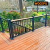 Wocepu 12 pcs 4x4 (Actual: 3.5"x3.5") Aluminum Deck Post Base