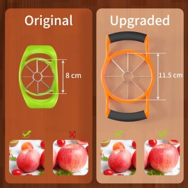 Newness 5.12 Inch Extra Large Apple Slicer, Heavy Duty Apple Slicer 8