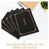 Operitacx 5 Pcs Black Gold Certificate Covers: A4 Size Document