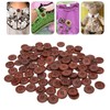 100Pcs Wooden Button 20mm 4 Holes Delicate Cute Waterproof Clothing