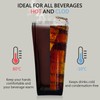 Goldmeet 20oz Unbreakable Plastic Drinking Glasses (Set of 8) -