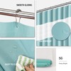 IMAVO Blue Bathroom Set,26Pcs Bathroom Accessories Set with Shower Curtain
