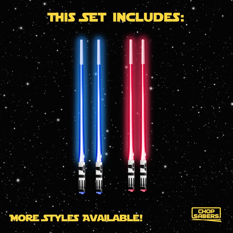 Lightsaber Chopsticks Light Up, Starwars Chopsticks Light Up, Mini Lightsaber,