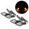 SFONIA 4pcs Motorcycle Indicator Light 12V 10LED Indicator Lights Motorcycle