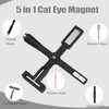 GZMAYUEN 5 in 1 Cat Eye Magnet Nail Magnet, Black