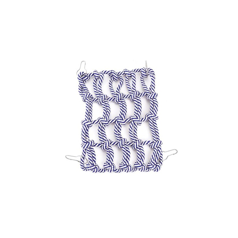 Little Friends Cargo Net Climber Toy Blue for Small Rodents