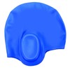 Waterproof Silicone Swimming Cap with Ear Protection 3D Strong Elasticity