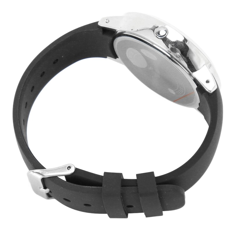 Men Digital Watch Round Color Screen Waterproof Backlit Ultra Thin