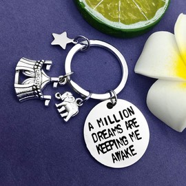 Baipilu Thanksgiving Christmas Gifts Keychain Inspirational Gift for Women Men Graduation Gifts for Teen Girls Boys Encouragement Birthday Gift for Son Daughter Niece