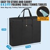 Heavy Duty Folding Ping Pong Table Storage Bag,[Thick Fabric+Front Pocket]