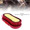 Horse Brush Soft Bristles Skid Resistant Handle Horse Grooming Brush