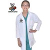 Kids Veterinarian Lab Coat with Animals, Size 7 White