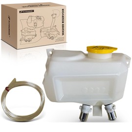 A-Premium Windshield Washer Reservoir Tank Assembly Compatible with Jeep ZJ Series Grand Cherokee 1993 1994 1995 - with Cap & Washer Pump & Bracket