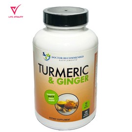 Doctor Recommended Turmeric & Ginger 1000 mg 💊 180 Veggie Caps with Bioperine 🌟