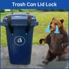 KOMOHOM Bear Proof Trash Can Lock，(2PCS) Trash Can Locks for