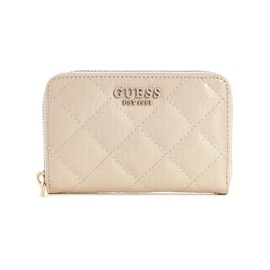 GUESS Laurel SLG Medium Zip Around Wallet M Sand, sand