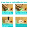 DGAGA Wood Burning Paste Wood Burning Gel for Heat Gun